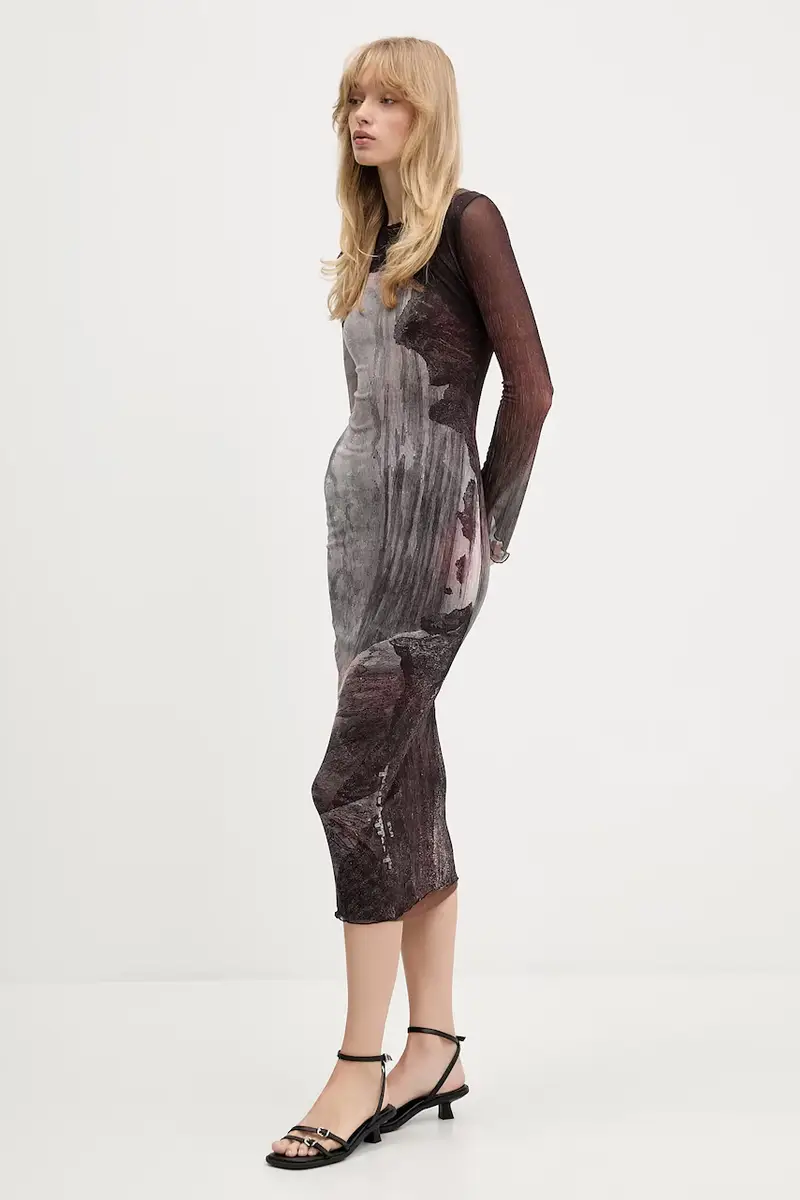 vestito ABYSS LACROIX colore marrone 25WWVK01 miniatura 4