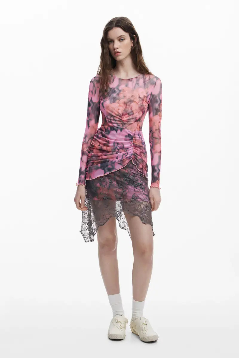 Vestito asimmetrico Collina Strada RED