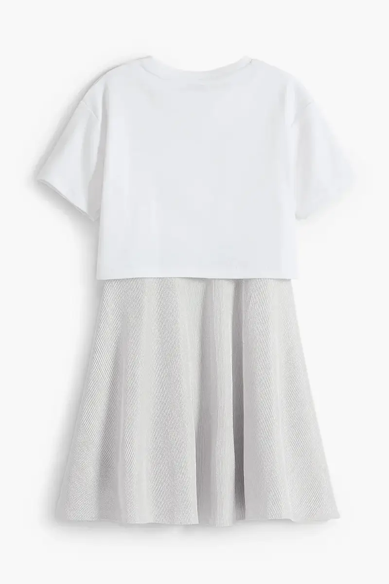 vestito bambina colore bianco 25WGVK11 miniatura 2