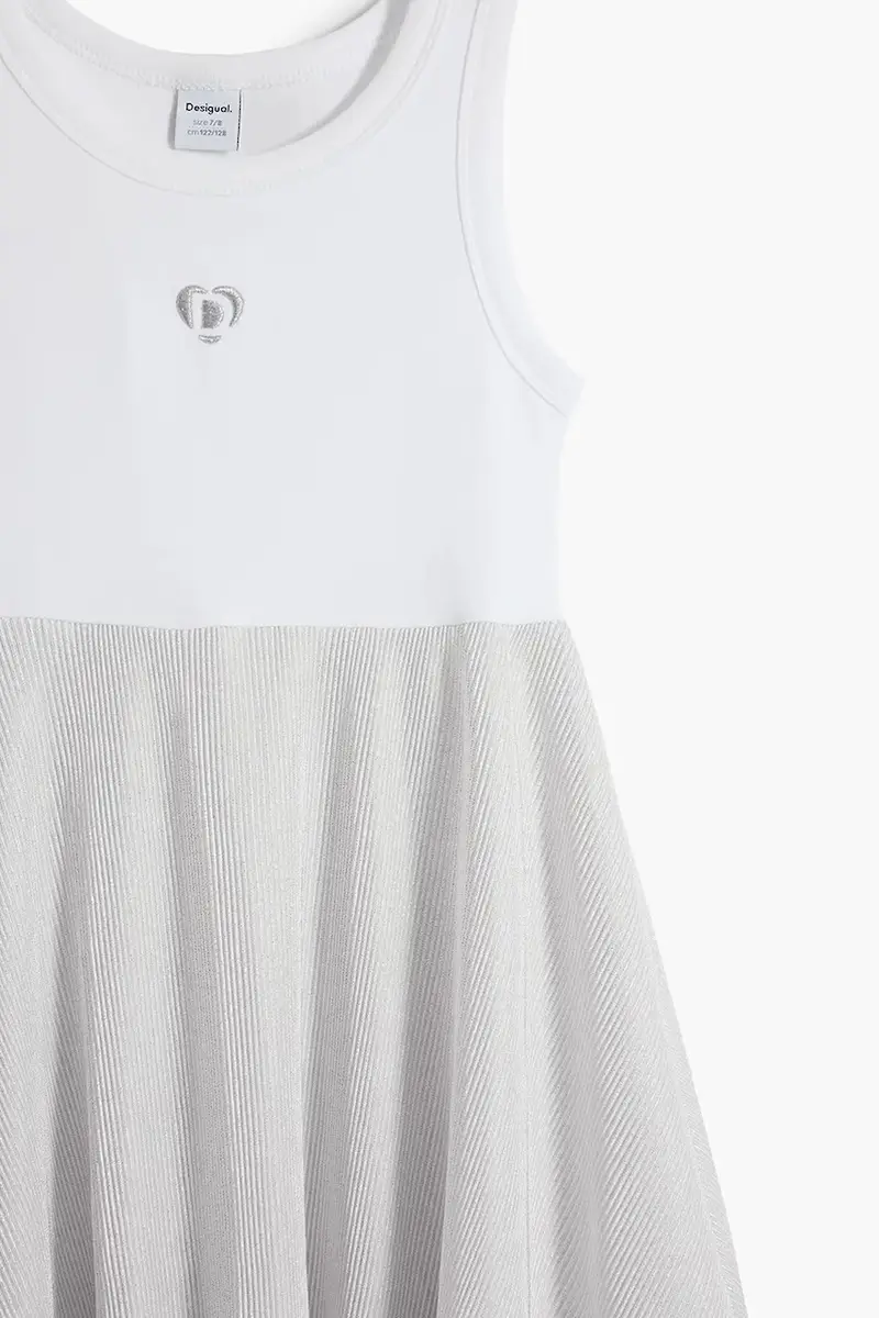 vestito bambina colore bianco 25WGVK11 miniatura 3