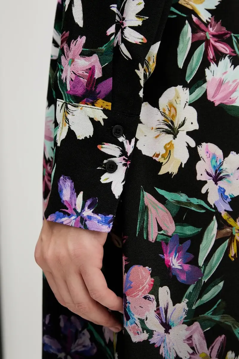 vestito CAMISERO ACRIL colore nero 25WWVW11 miniatura 5