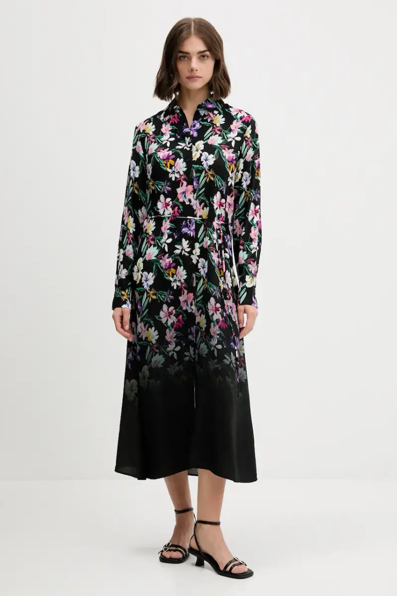 vestito CAMISERO ACRIL colore nero 25WWVW11