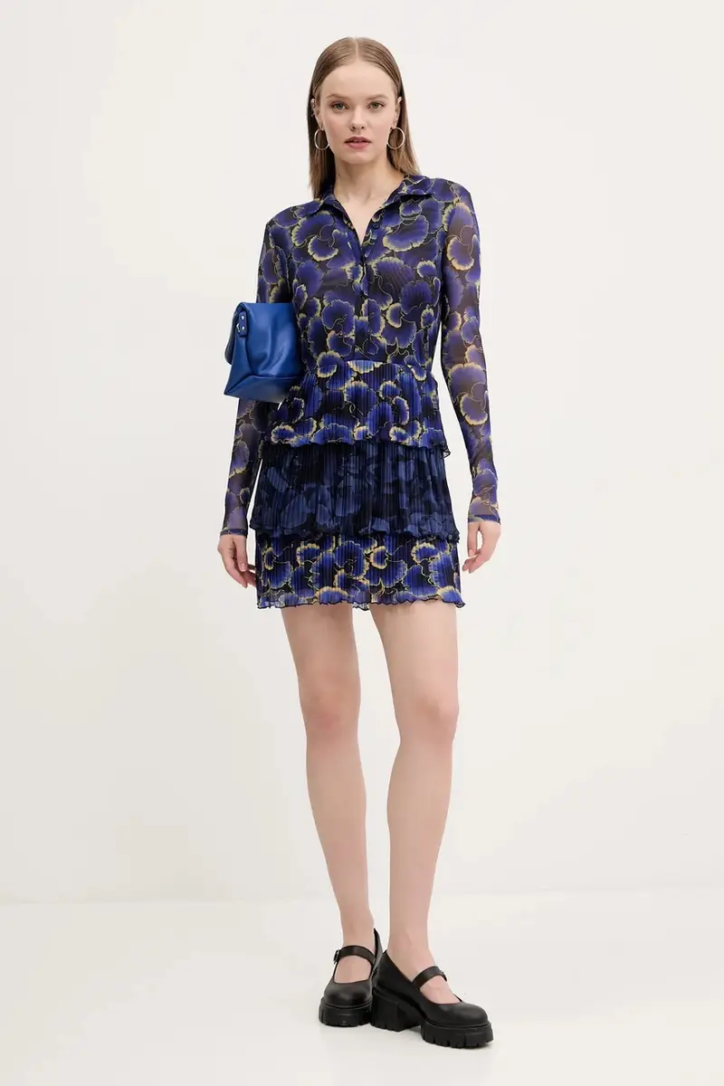 vestito CELLS LACROIX colore blu navy 25SWVK29 miniatura 2