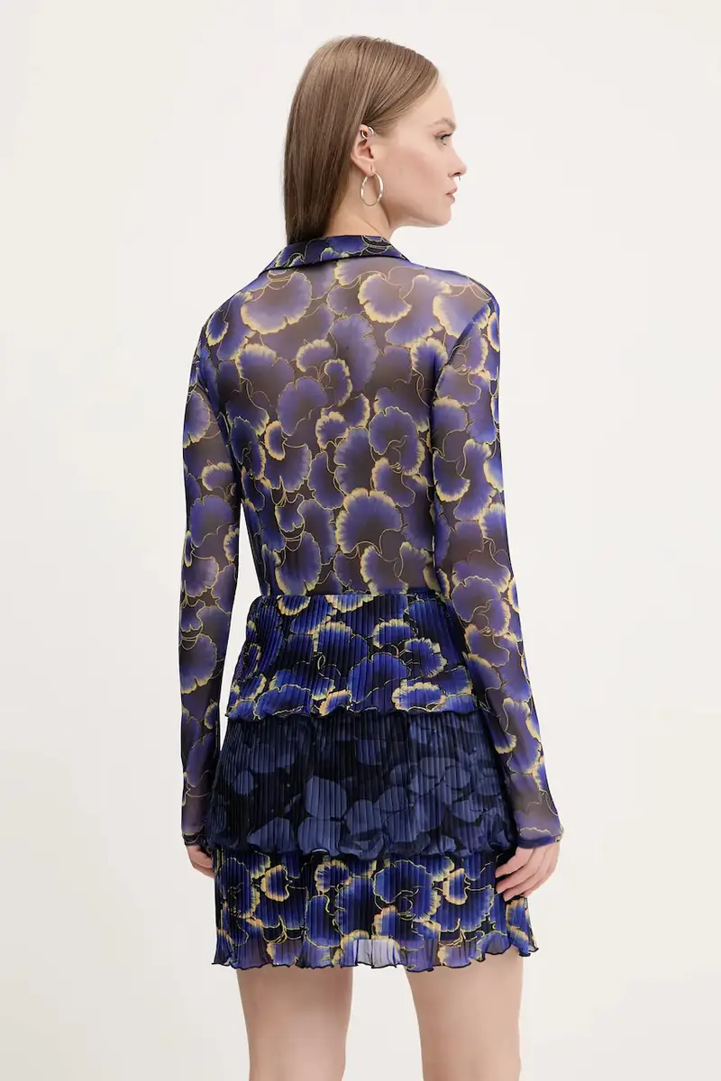 vestito CELLS LACROIX colore blu navy 25SWVK29 miniatura 3