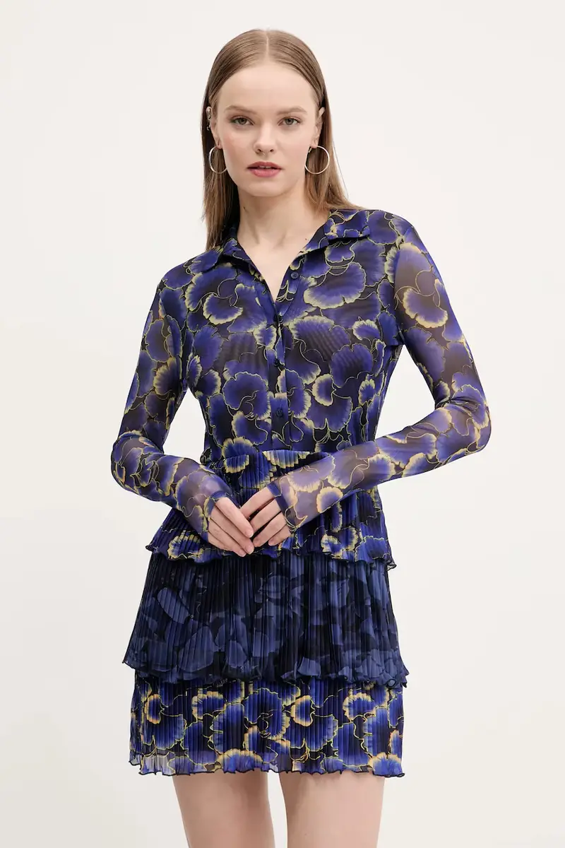 vestito CELLS LACROIX colore blu navy 25SWVK29