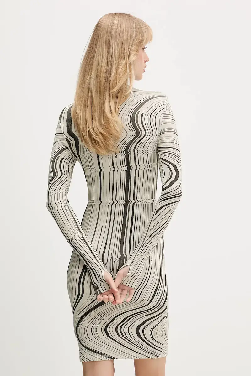 vestito CHIARA colore verde 25WWVK35 miniatura 3