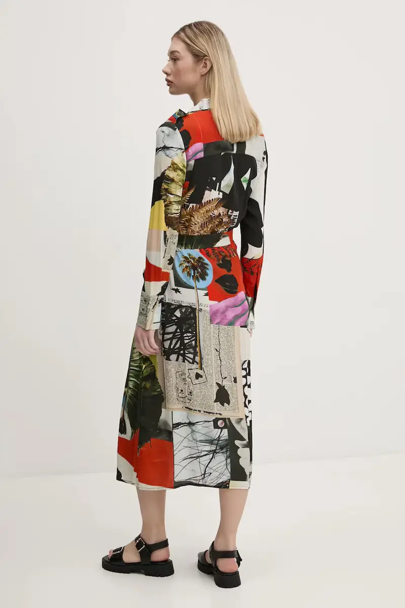 vestito COLLAGE LACROI colore nero 25SWVW45 miniatura 3