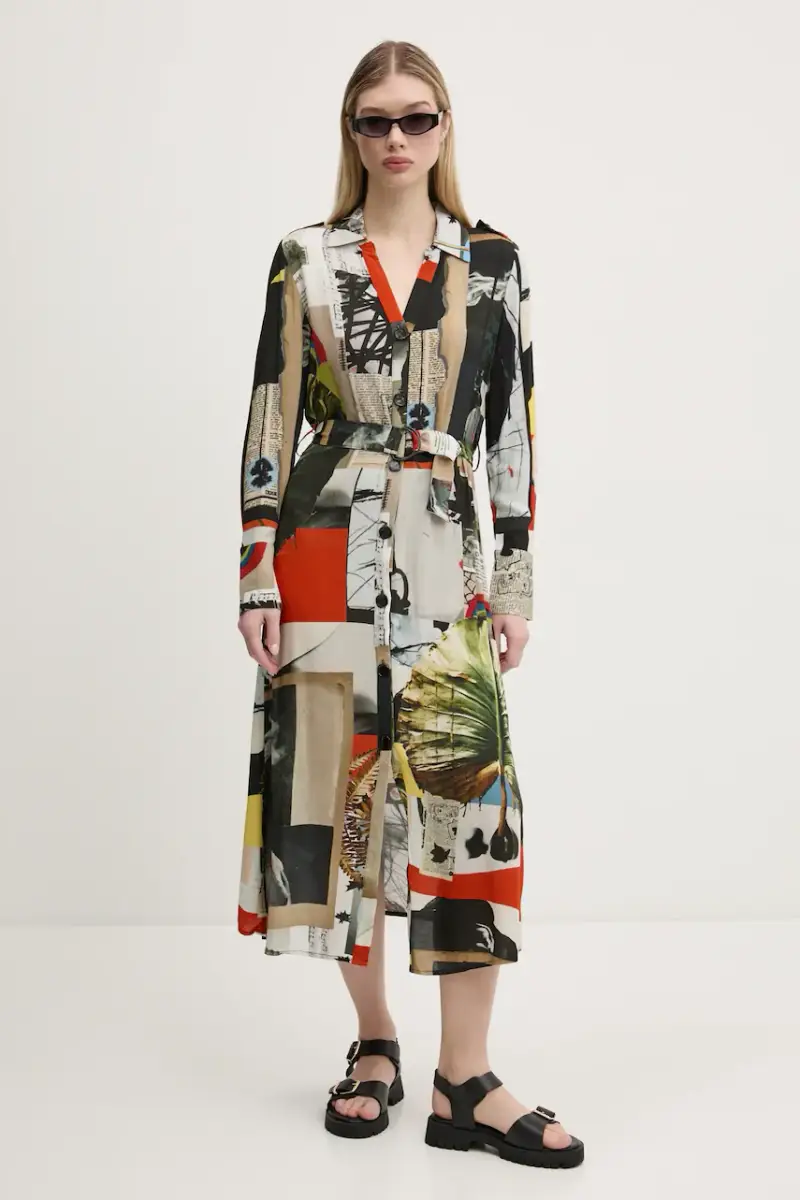 vestito COLLAGE LACROI colore nero 25SWVW45