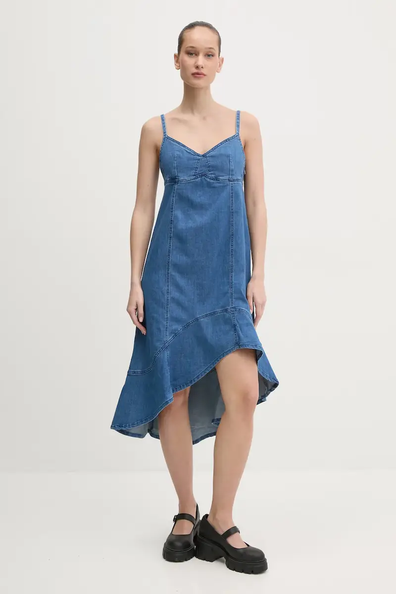 vestito di jeans MUNICH colore blu 25SWVD07 miniatura 3