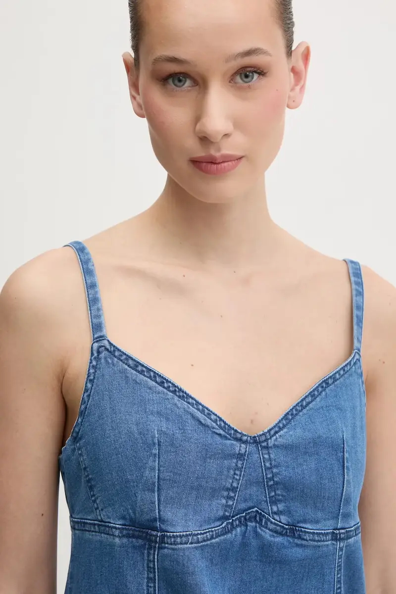 vestito di jeans MUNICH colore blu 25SWVD07 miniatura 4