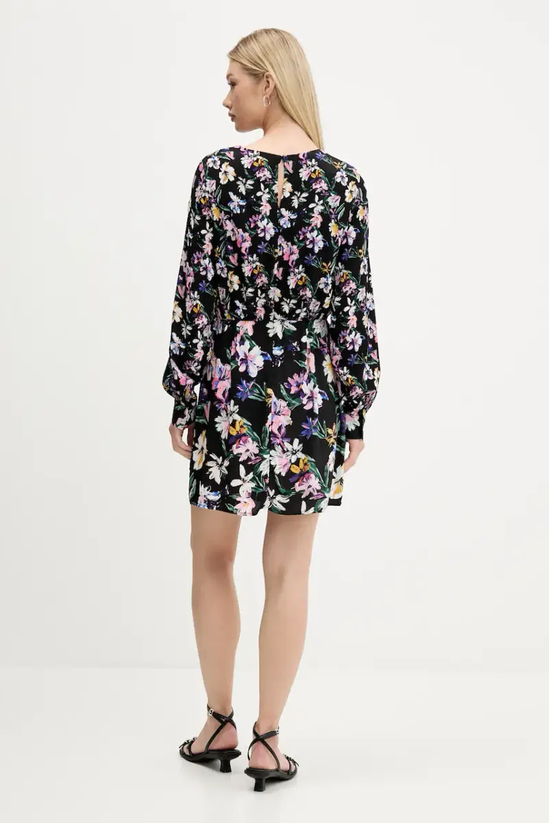 vestito FLOR ACRILICA colore nero 25WWVW09 miniatura 2