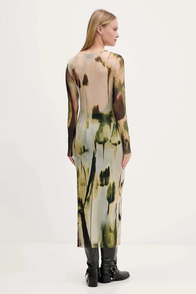 vestito GODIVA colore verde 25WWVK41 miniatura 3