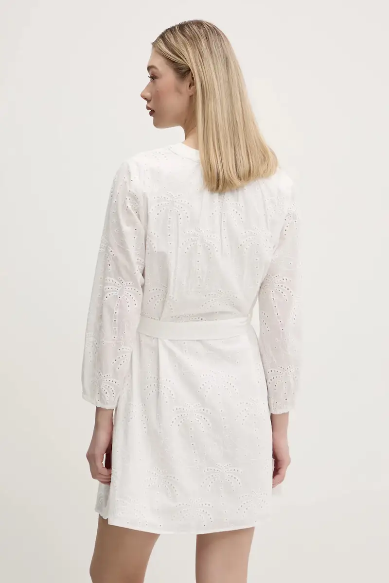 vestito in cotone TOURS colore bianco 25SWVW09 miniatura 3