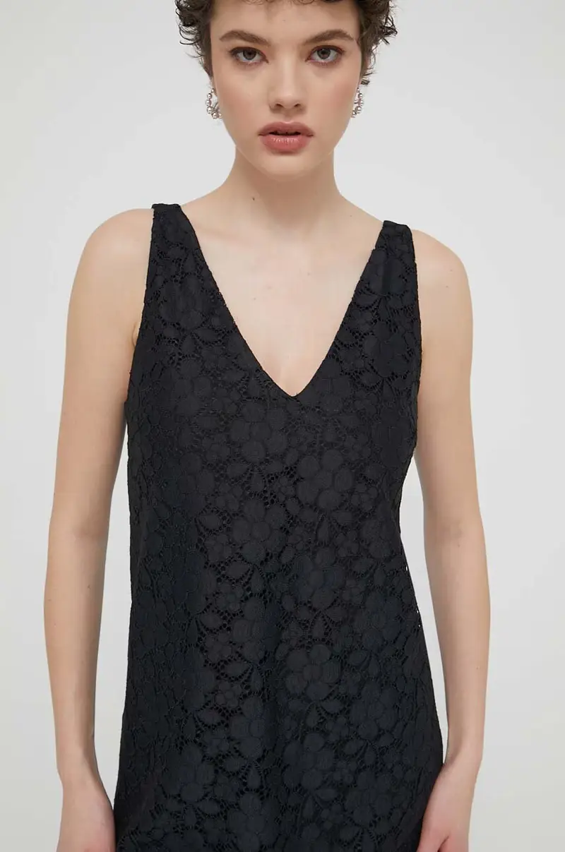 vestito LACE colore nero 24SWVW48 miniatura 4