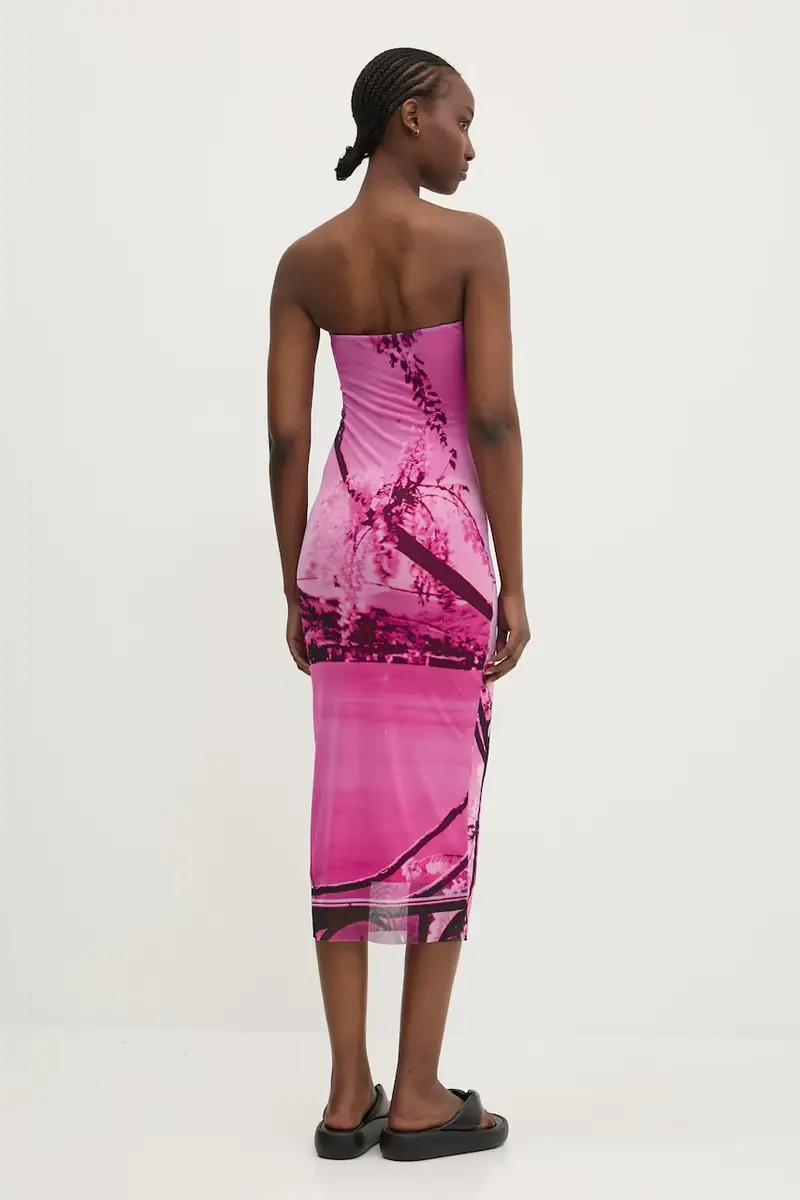 vestito LAKECOMO colore rosa 25SWVK39 miniatura 3