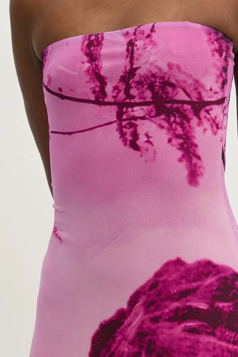 vestito LAKECOMO colore rosa 25SWVK39 miniatura 4