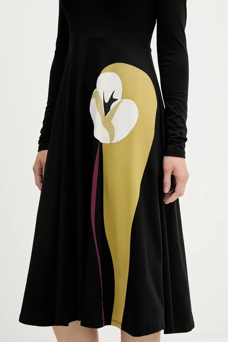 vestito LIRIO colore nero 25WWVK29 miniatura 5