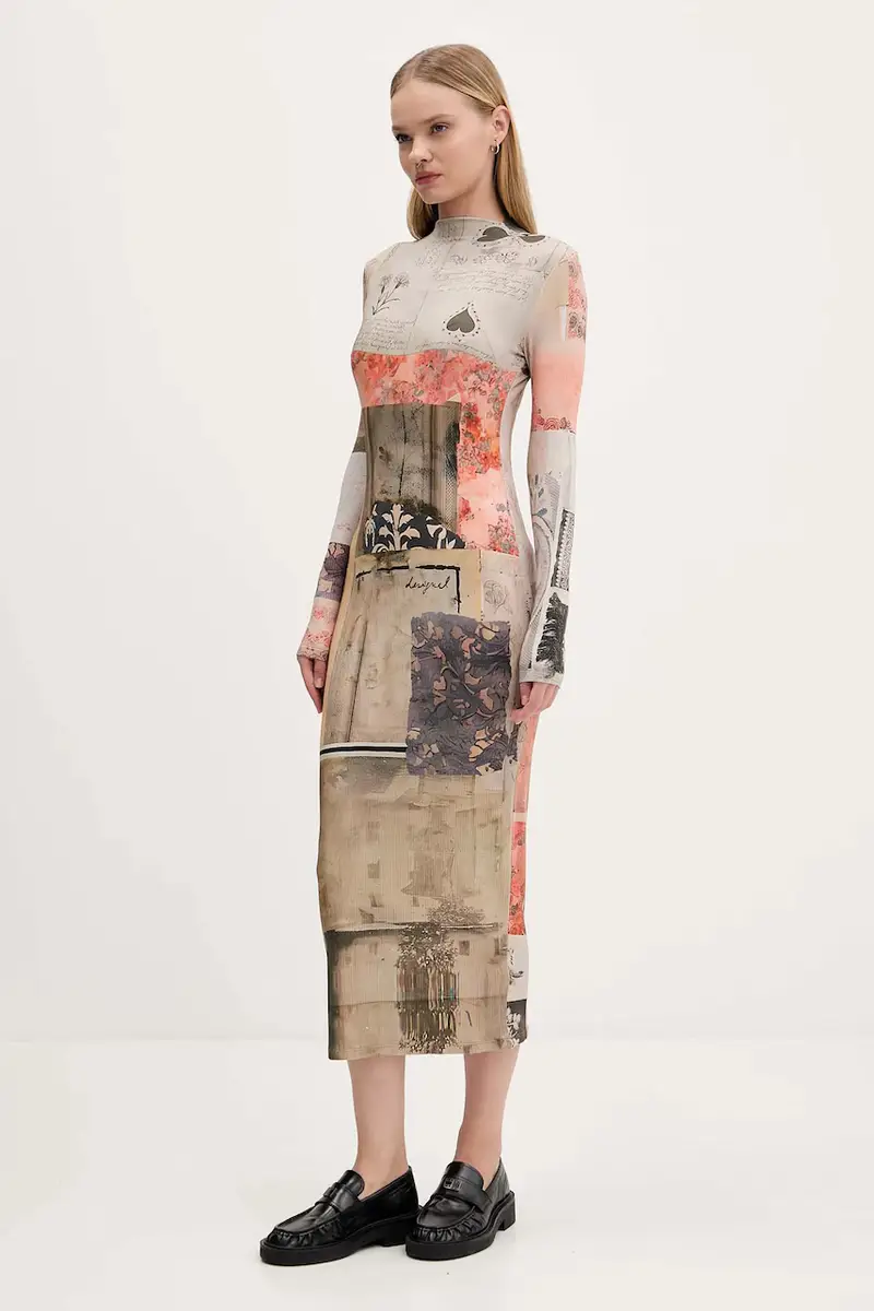 vestito LYRA colore beige 25WWVK30 miniatura 2