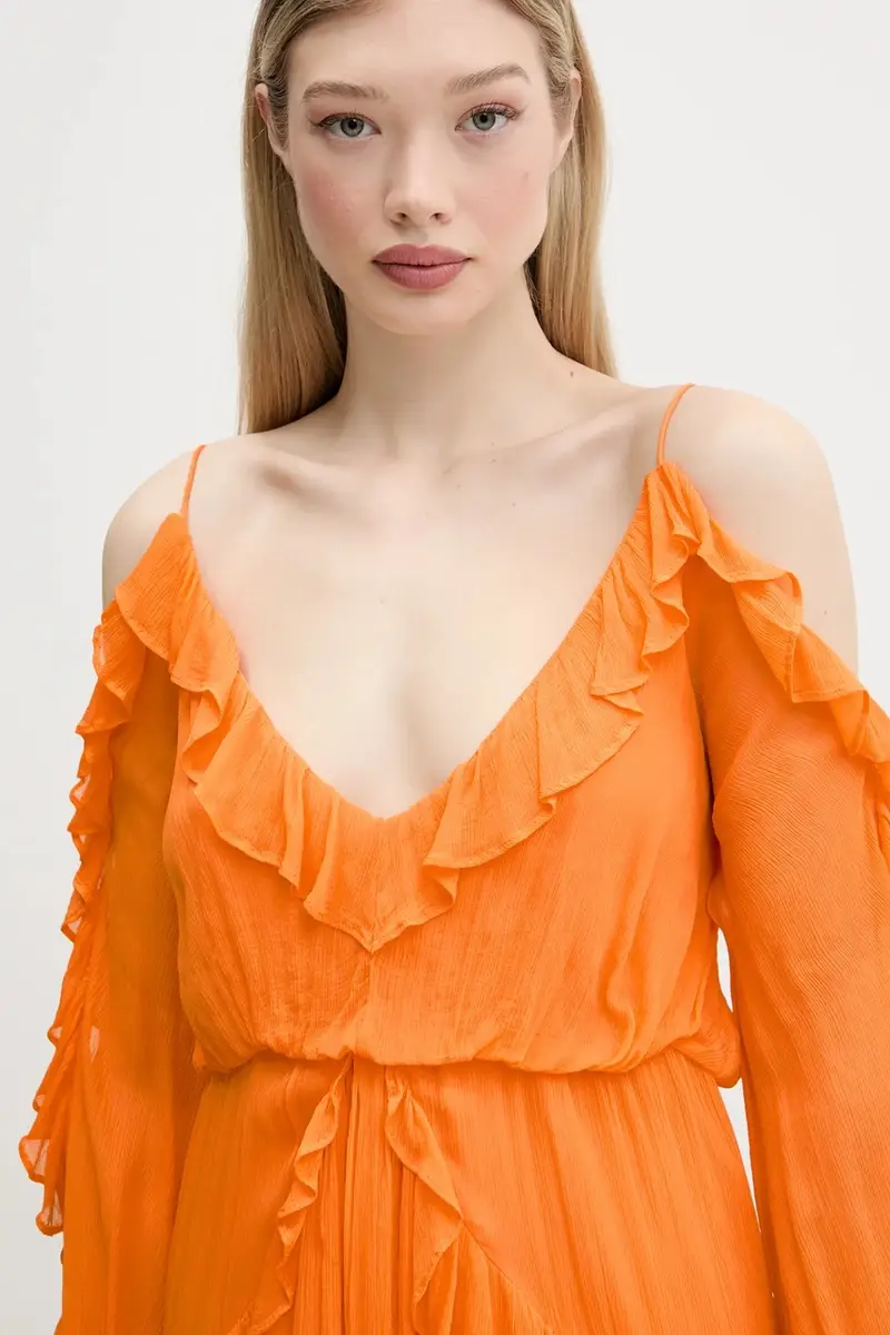 vestito METZ colore arancione 25SWVW15 miniatura 5