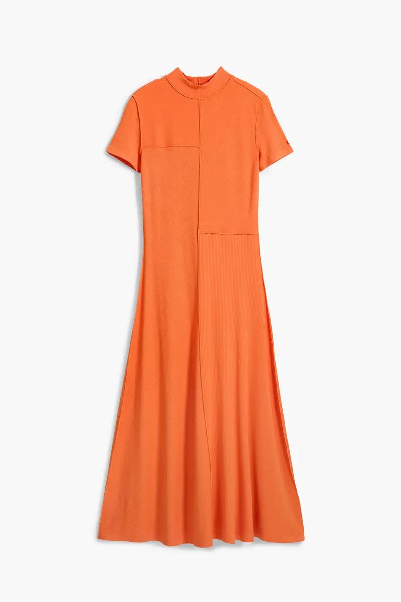 Vestito midi a collo alto ORANGE