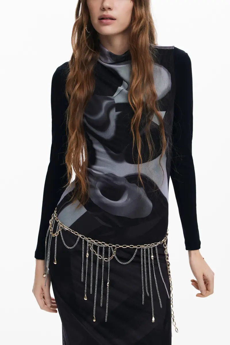 Vestito midi multiposizione BLACK miniatura 2