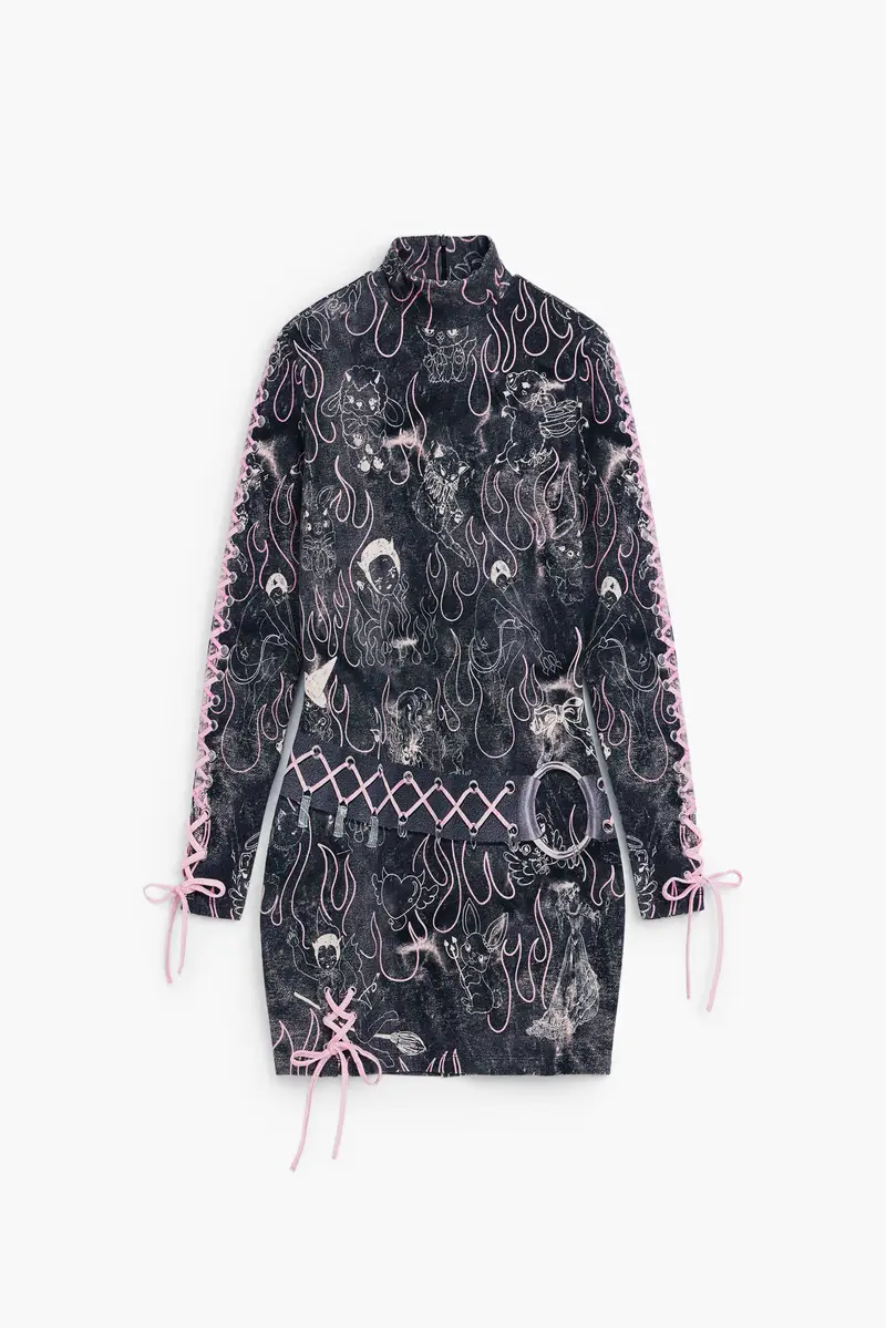 Vestito mini MarÃa EscotÃ© BLACK