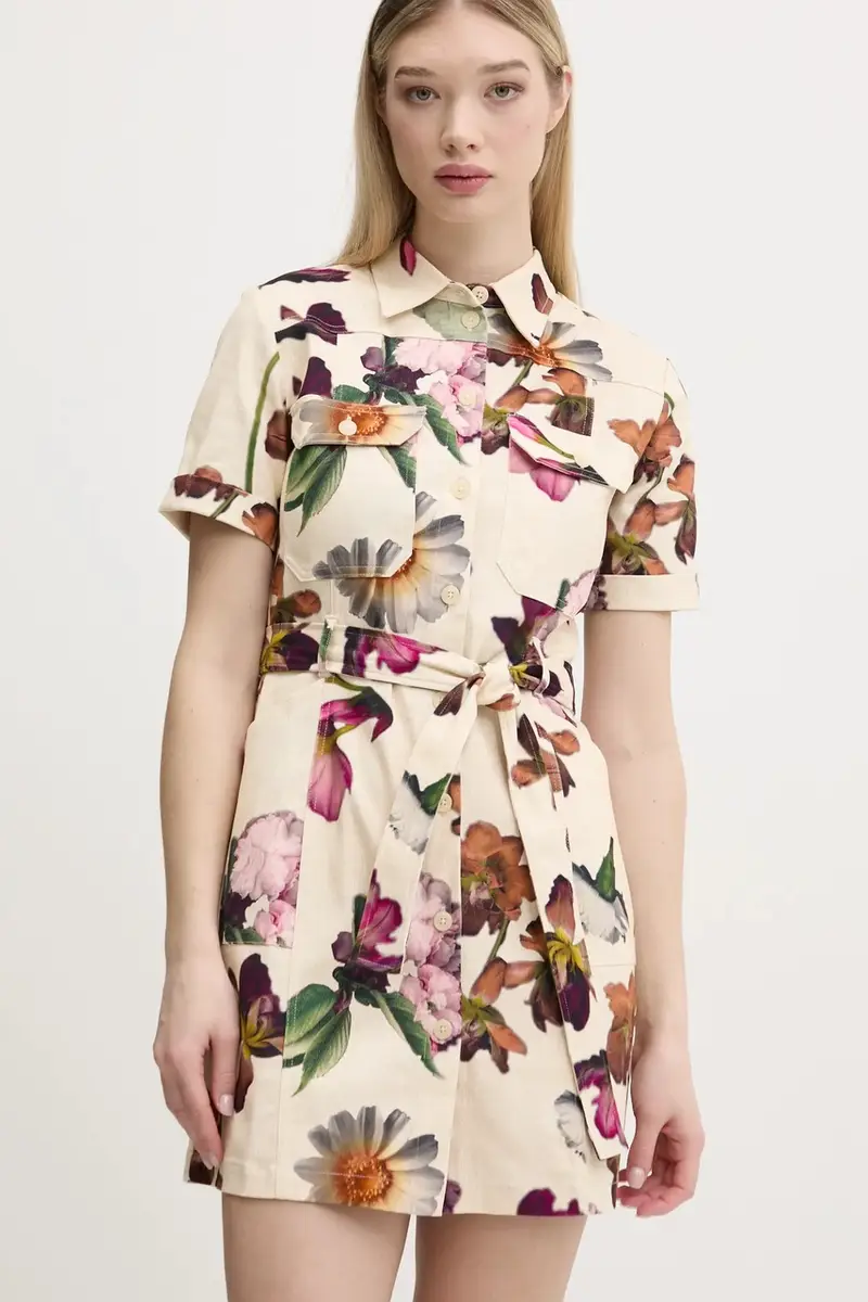 vestito MONICAWHITE colore beige 25SWVW13 miniatura 4