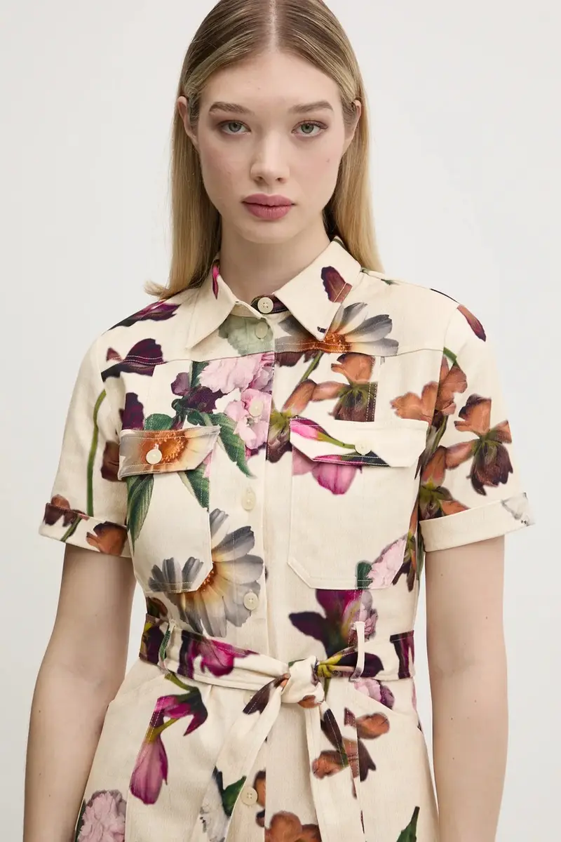 vestito MONICAWHITE colore beige 25SWVW13 miniatura 5