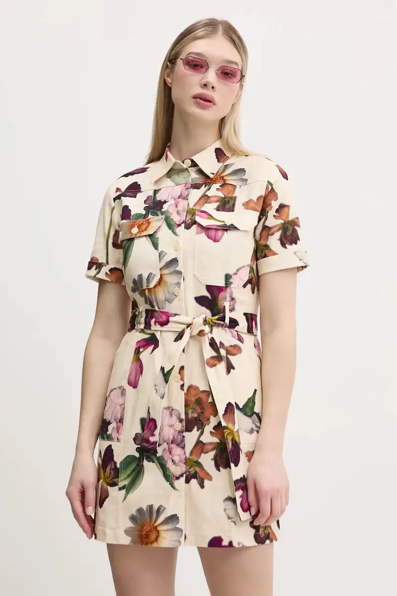 vestito MONICAWHITE colore beige 25SWVW13