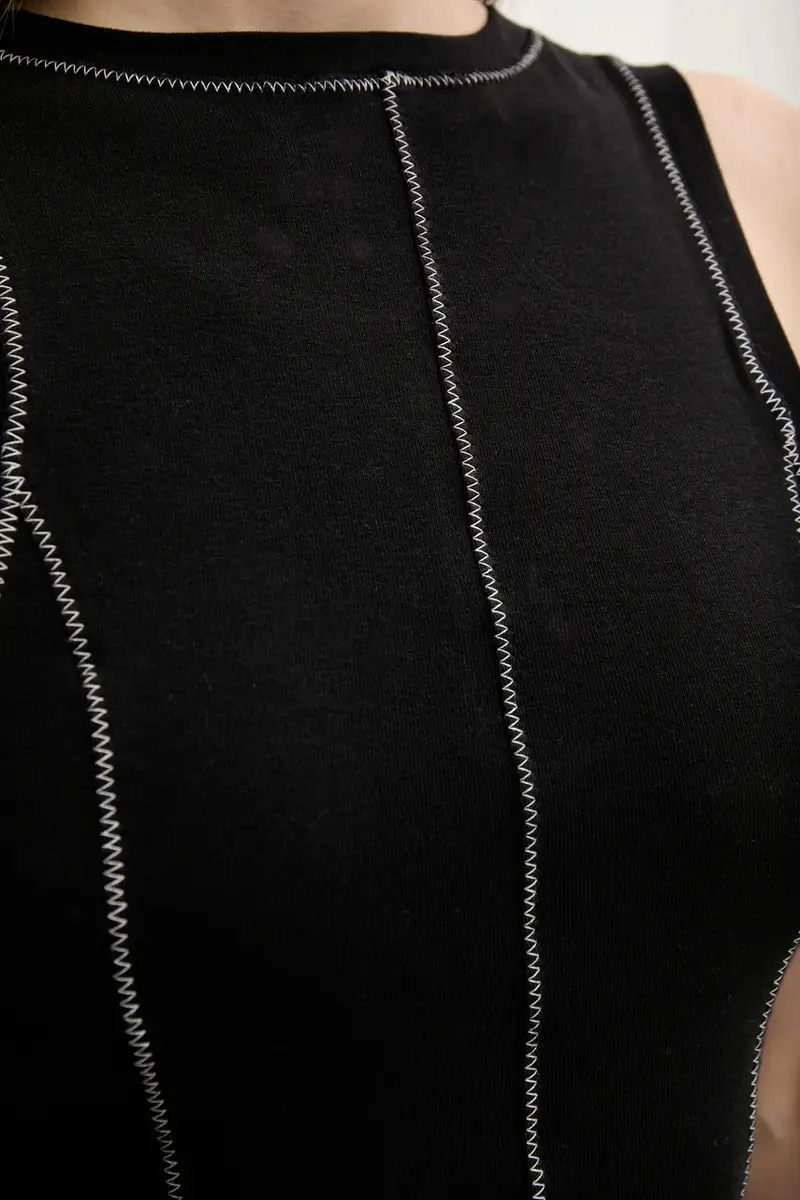 vestito NANTES colore nero 25SWVK54 miniatura 5