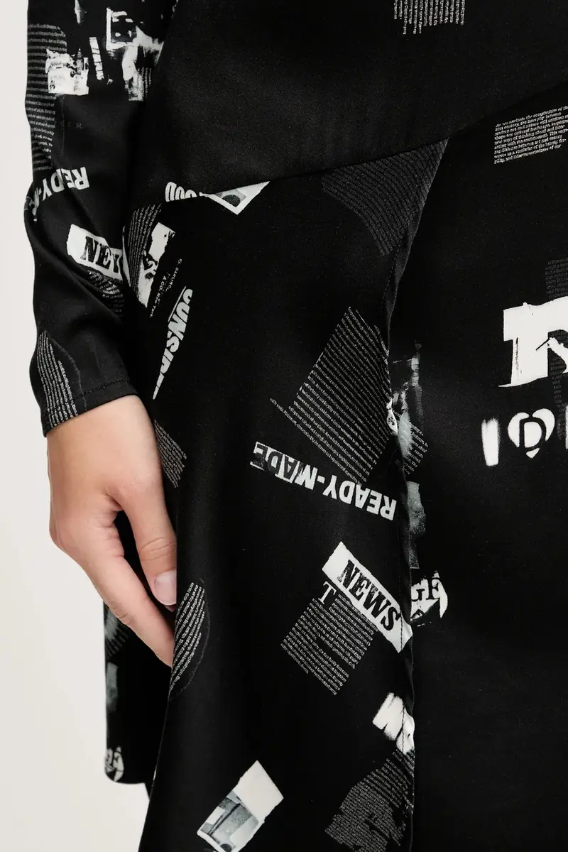 vestito NEWSCORTO colore nero 25WWVW29 miniatura 5