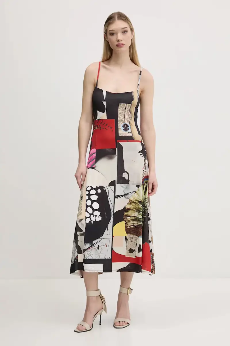 vestito NEWSPAPER COLL colore nero 25SWVK40