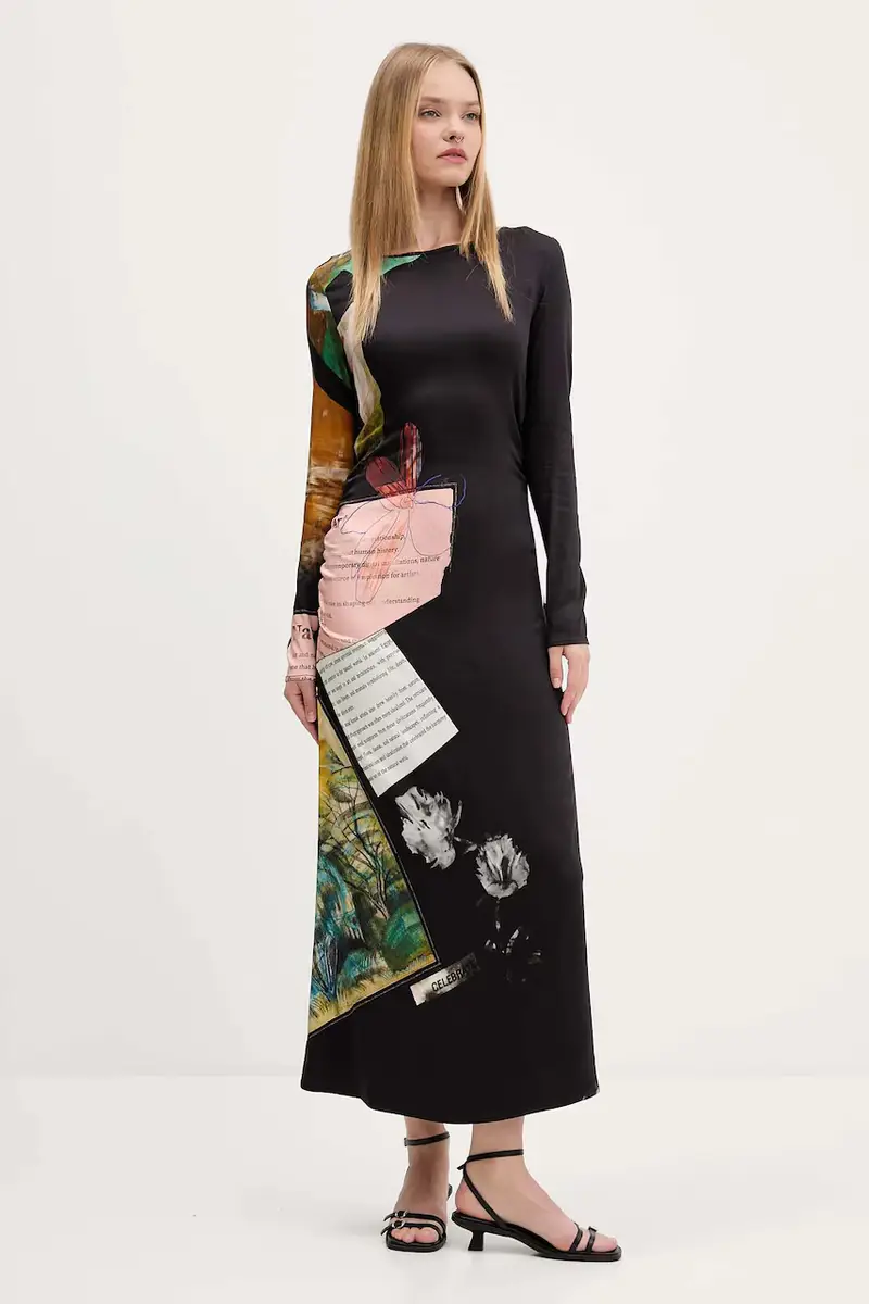 vestito PATCH FIONA colore nero 25WWVW08