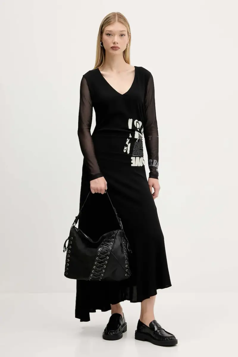 vestito POSINEW colore nero 25WWVW26