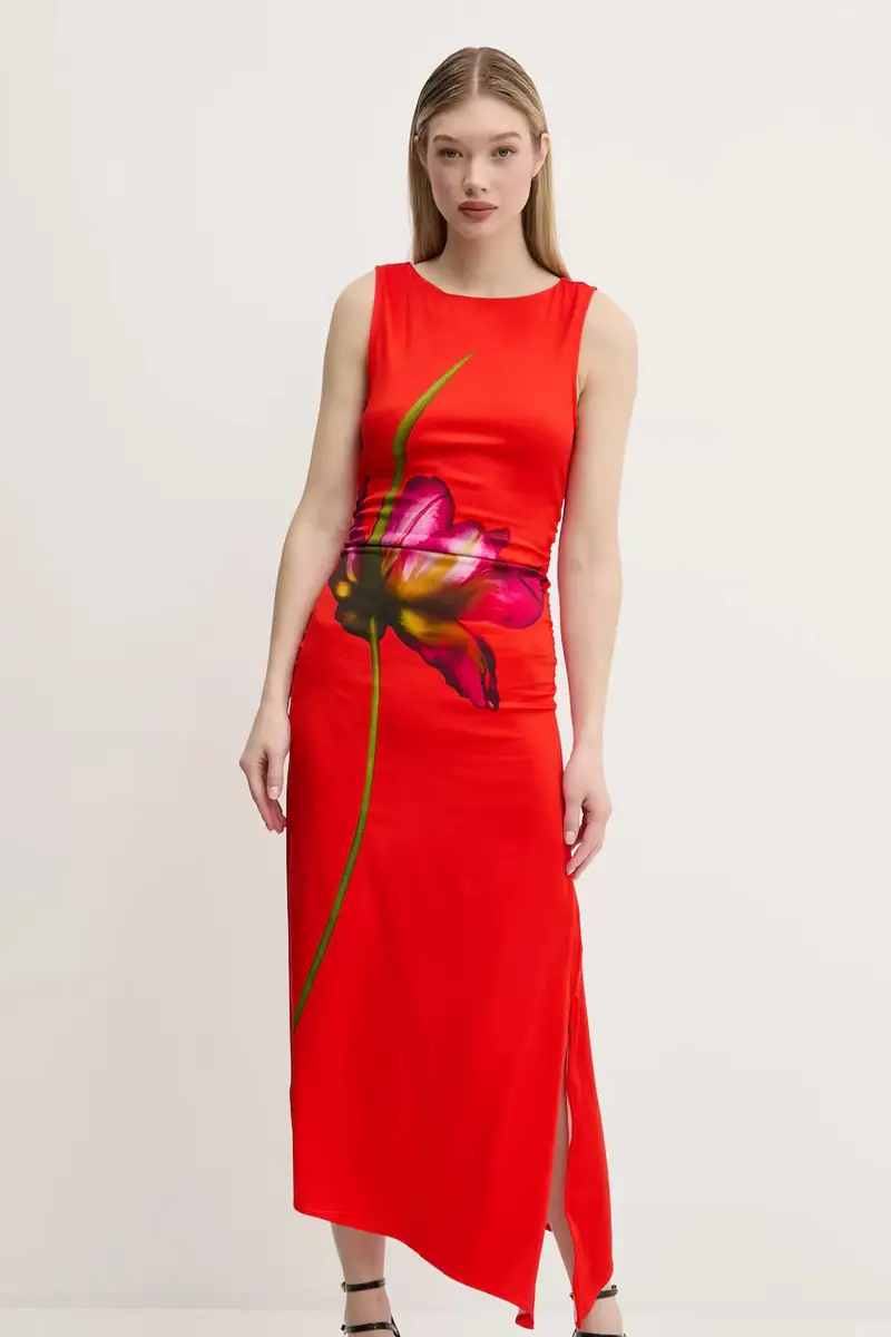 vestito REIMS colore rosso 25SWVW07 miniatura 4