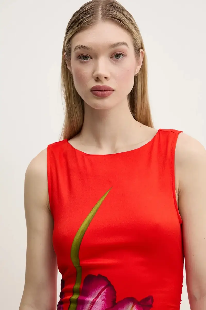 vestito REIMS colore rosso 25SWVW07 miniatura 5