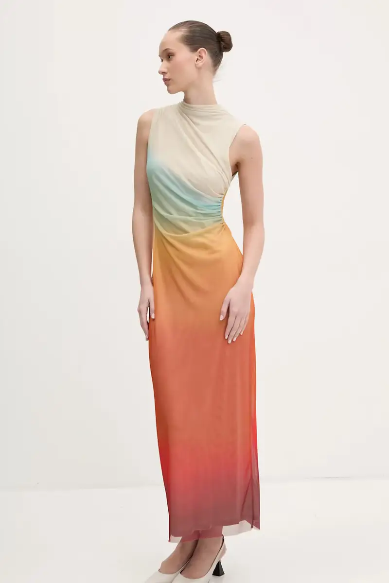 vestito SAHARA colore beige 25SWVK57 miniatura 3