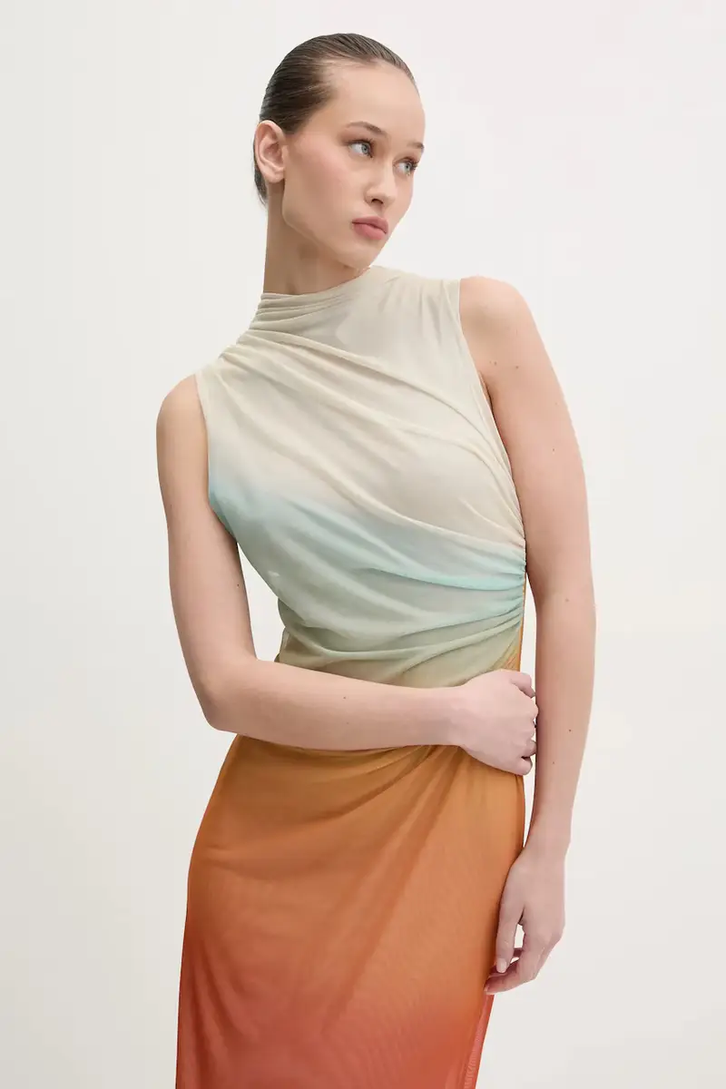 vestito SAHARA colore beige 25SWVK57 miniatura 4