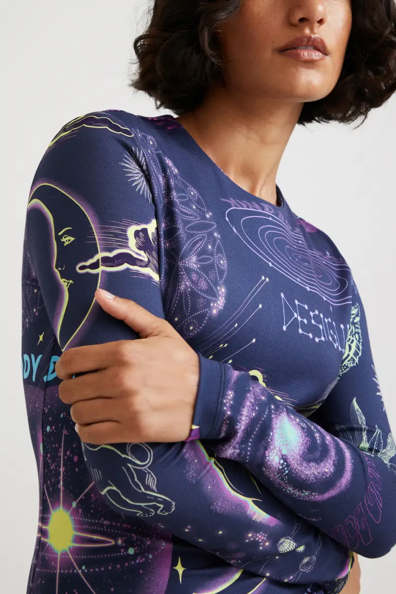 Vestito slim astrologia BLUE miniatura 2