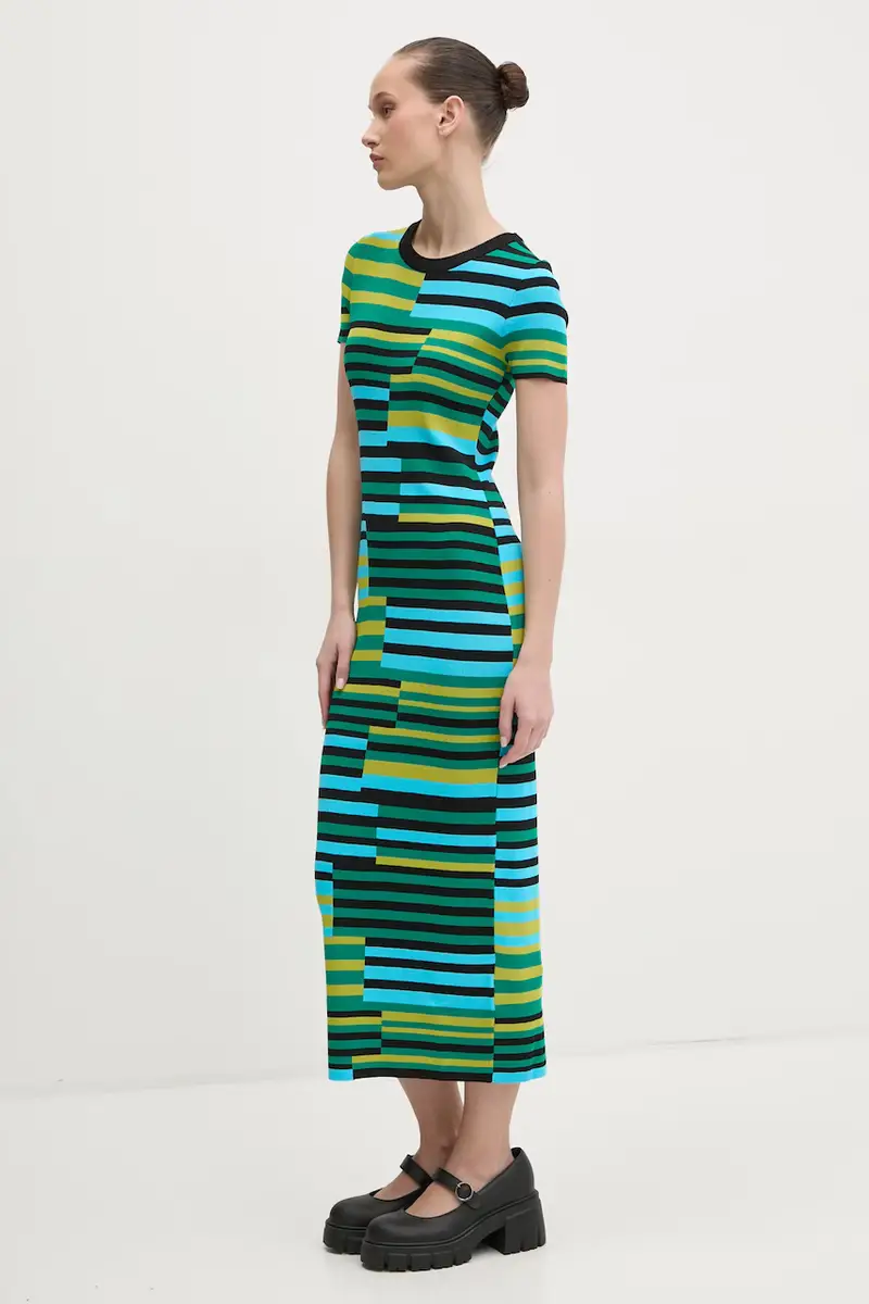 vestito URUGUAY colore verde 25SWVF04 miniatura 3