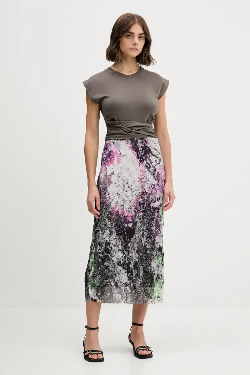 vestito WALLS LACROIX colore grigio 25WWVK05 miniatura 3