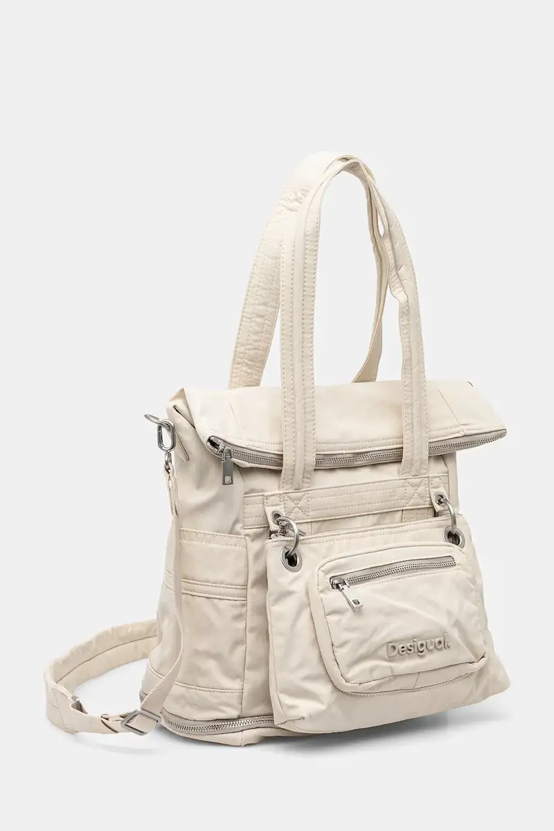 zaino BASIC MODULAR VO donna colore beige 25SAKY08 miniatura 2