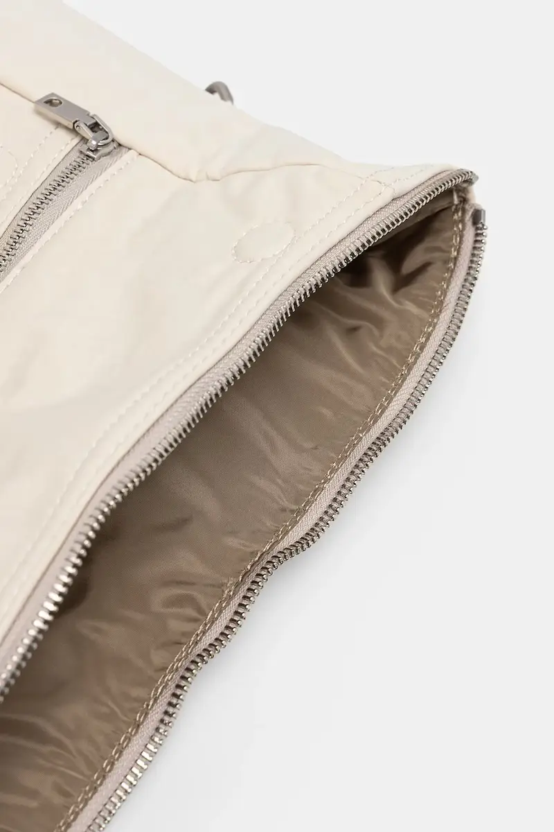 zaino BASIC MODULAR VO donna colore beige 25SAKY08 miniatura 5