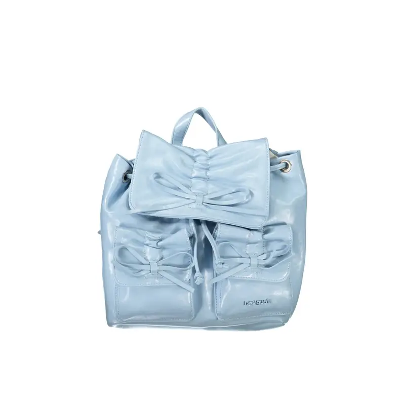 Zaino Donna Azzurro Logo