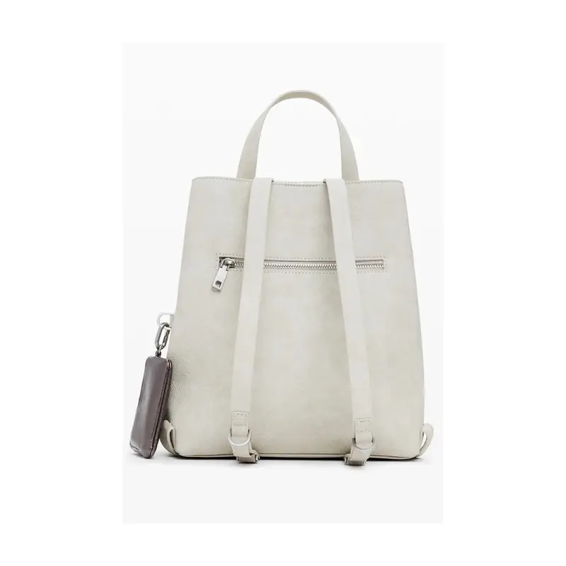 Desigual Zaino Donna beige con Dettagli a Contrasto miniatura 3