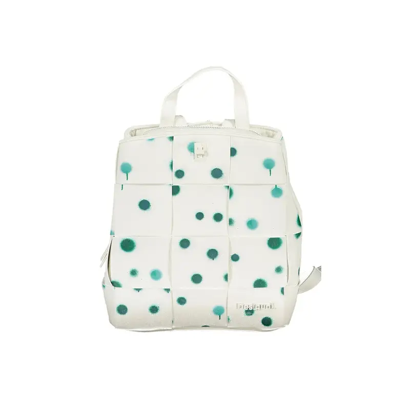 Zaino Donna Bianco Pois