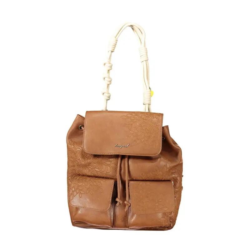 Zaino Donna Marrone Chiusura a Coulisse