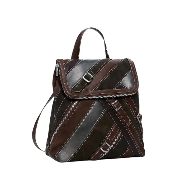 Zaino Donna Marrone Fibonacci Hampton Mini miniatura 3