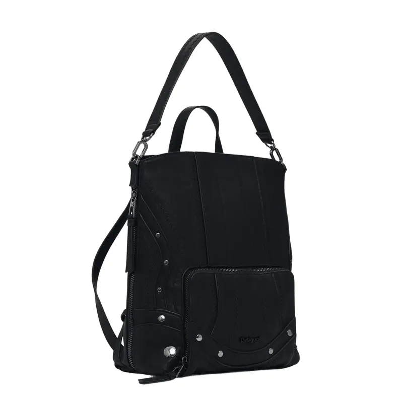 Zaino Donna Nero Embro Patch Pretoria Mini miniatura 3