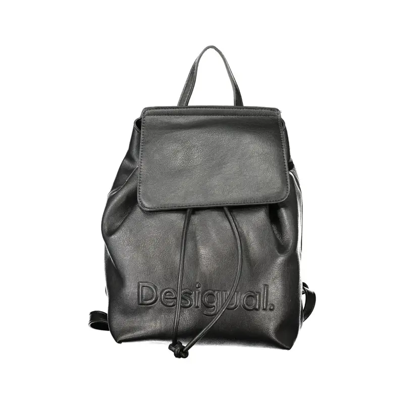 Zaino Donna Nero Stampa Logo